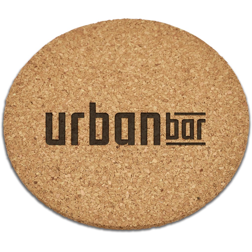 Burnt Orange Corey Cork Coaster