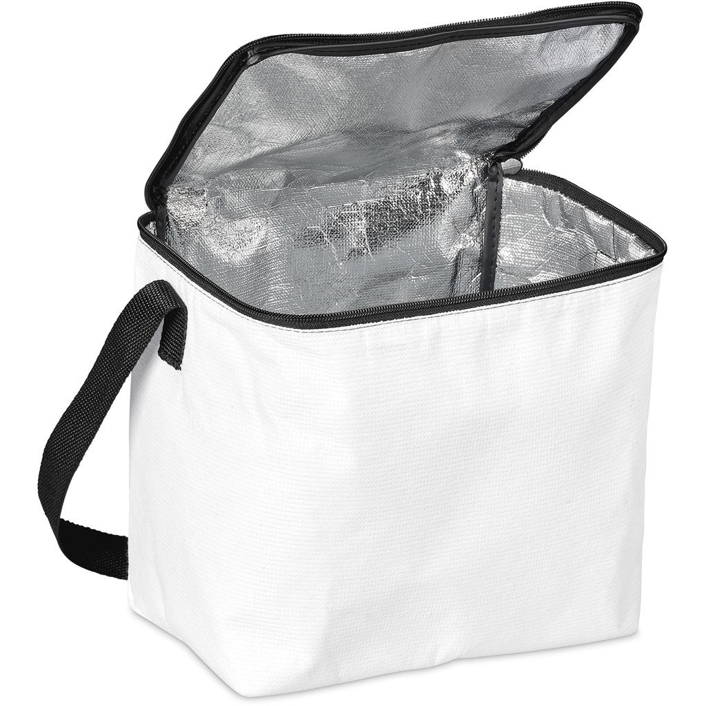 Burnt Orange Quebec Recycled PET Stitch-Bond 12-Can Cooler