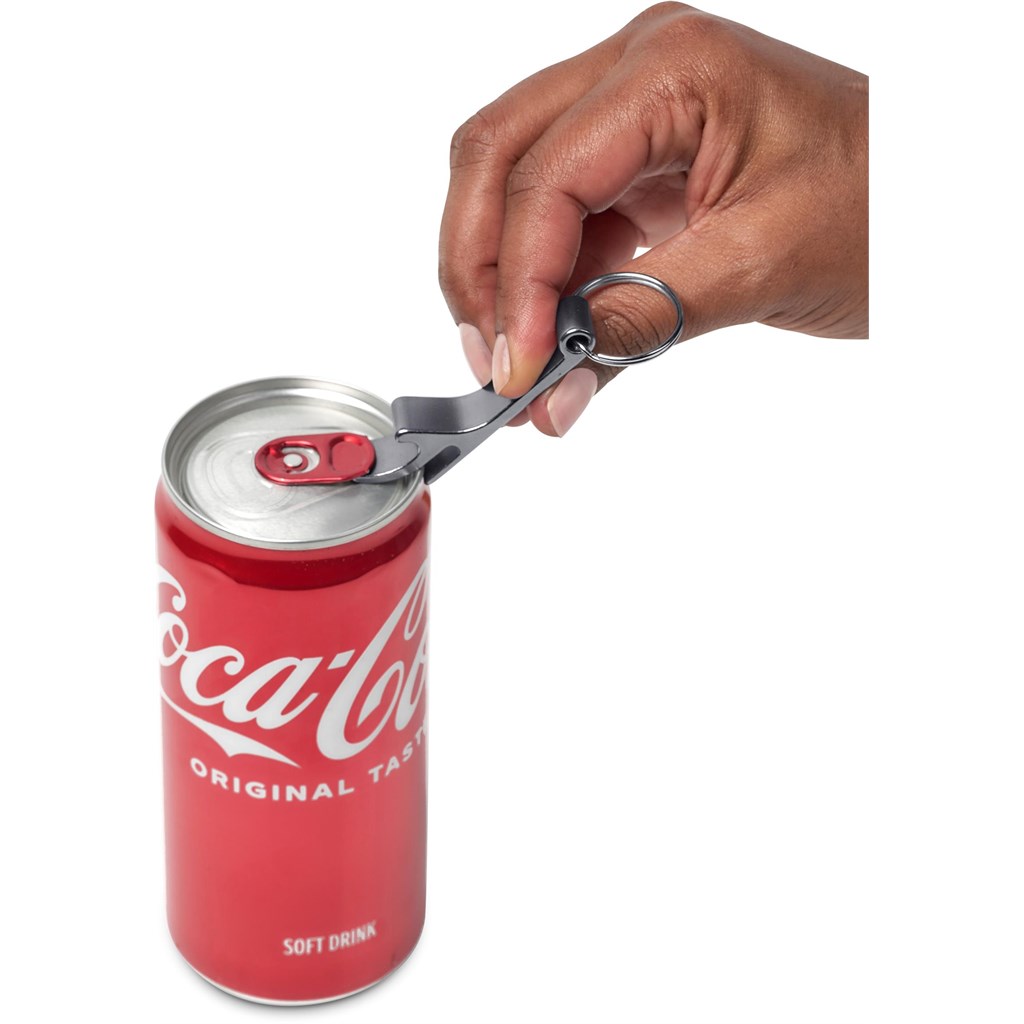 Burnt Orange Cog Recycled Aluminium Bottle Opener Keyholder