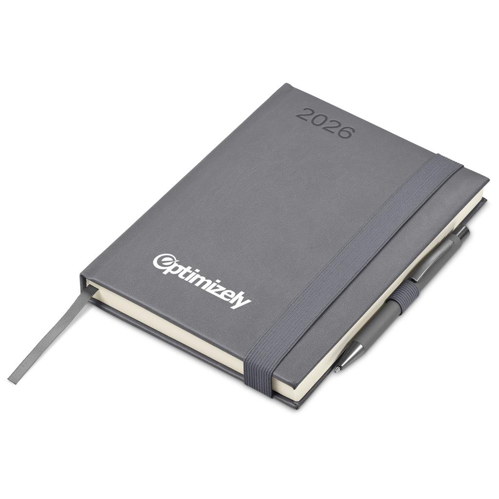 Burnt-Orange Advantage A5 2026 Diary & Omega Pen Set