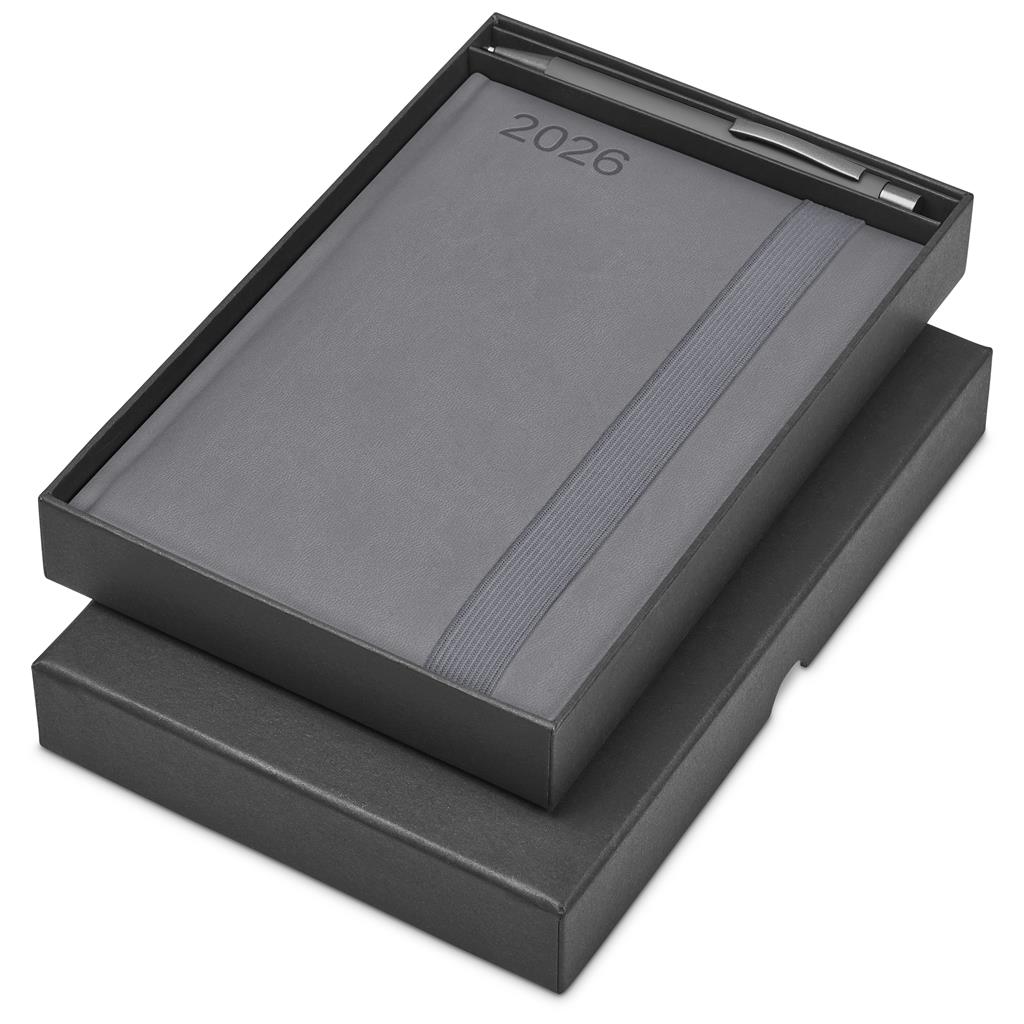 Burnt-Orange Advantage A5 2026 Diary & Omega Pen Set