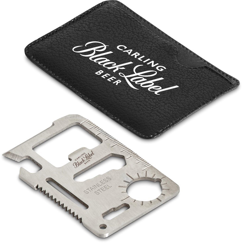 Burnt-Orange MacGyver Credit Card Multi-Tool
