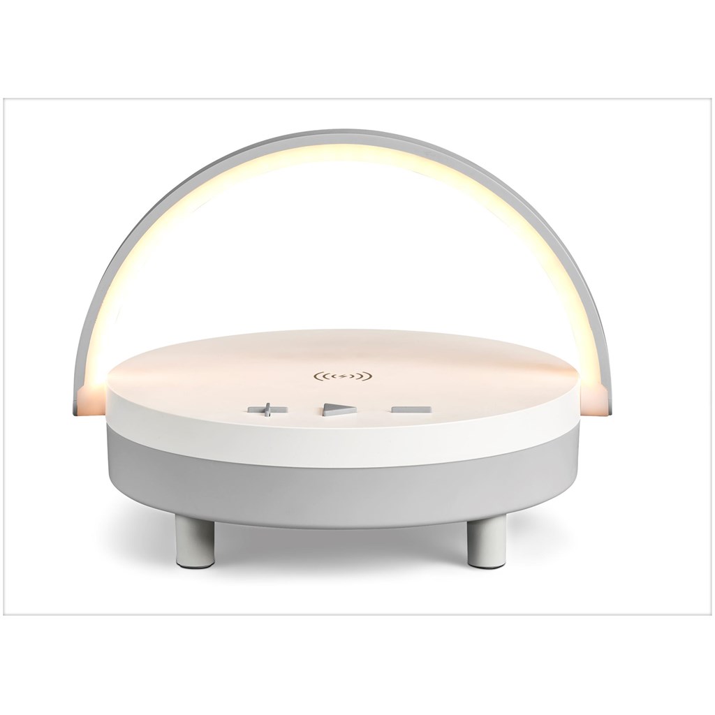 Burnt Orange Anchorage Bluetooth Speaker, Wireless Charger & Night Light